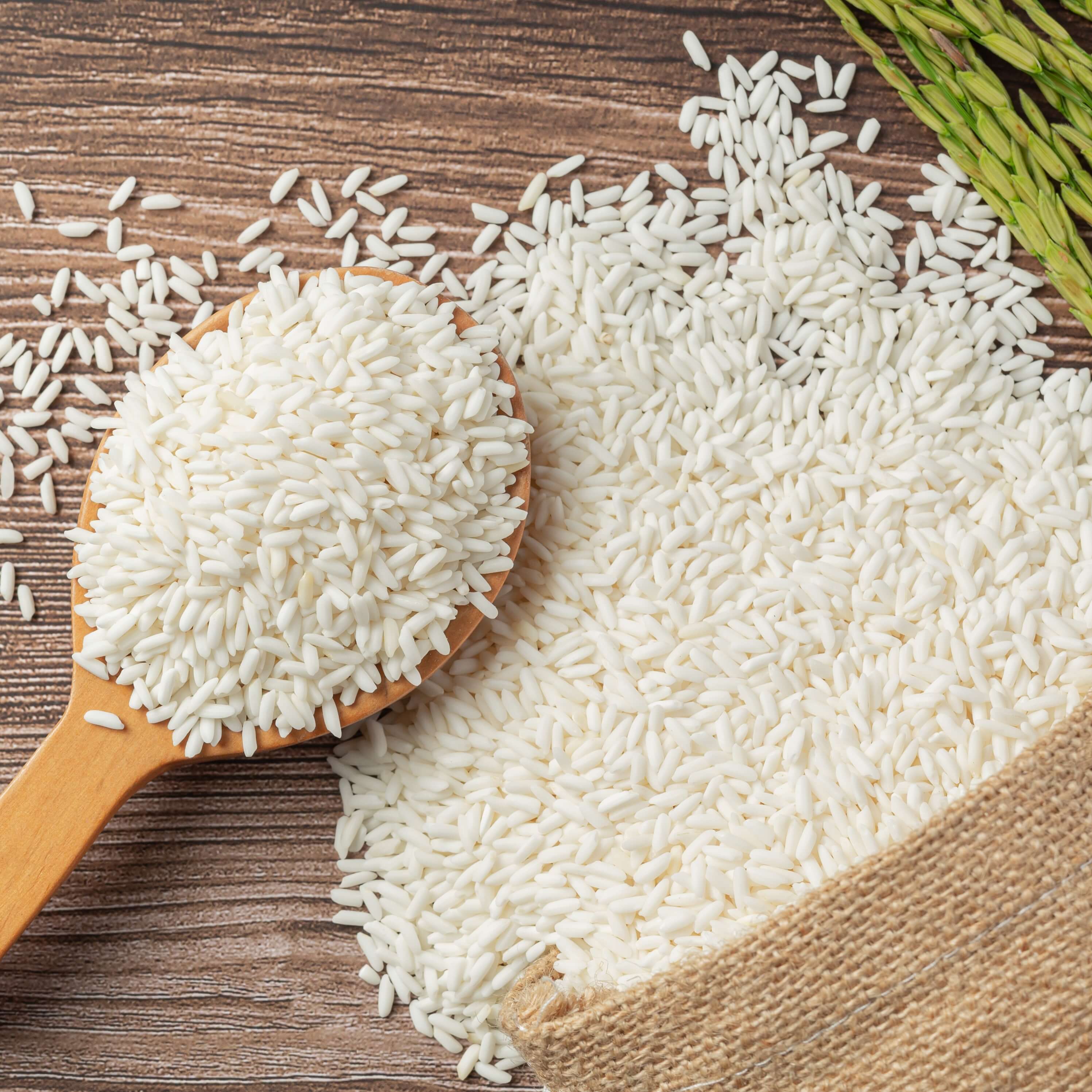 Rice grains